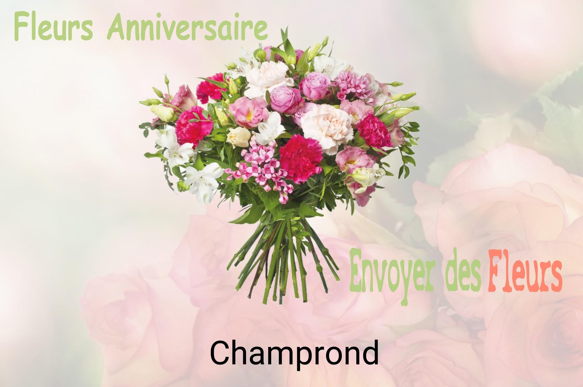 Bouquet de fleurs d’anniversaire livré à Champrond